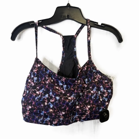 Athletic Bra By Fabletics In Floral Print. Size: L