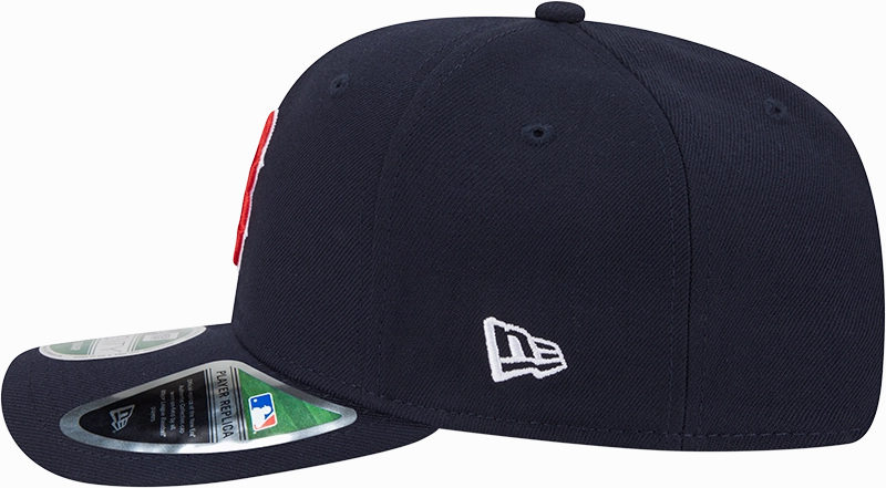Boston Red Sox Navy New Era Player Replica 9SEVENTY Stretch Snap Adjustable Hat