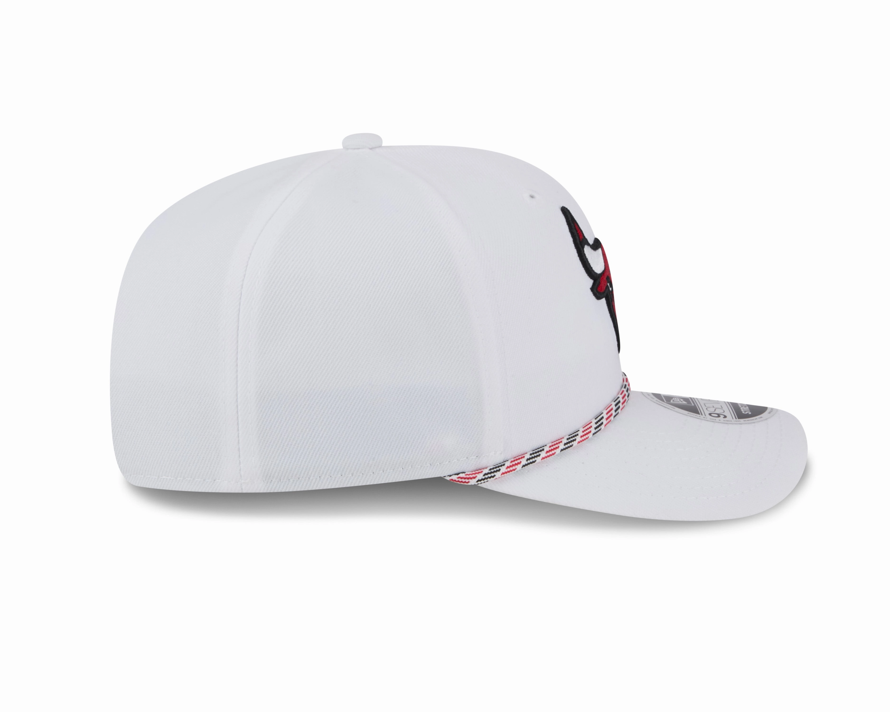 Chicago Bulls New Era White Multi Rope 9SEVENTY Stretch Snap Adjustable Hat