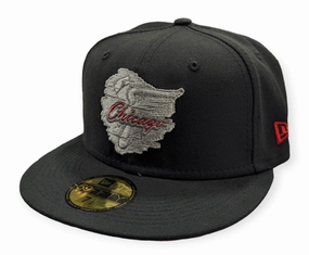 Chicago White Sox New Era Black Go Go 59FIFTY Fitted Hat