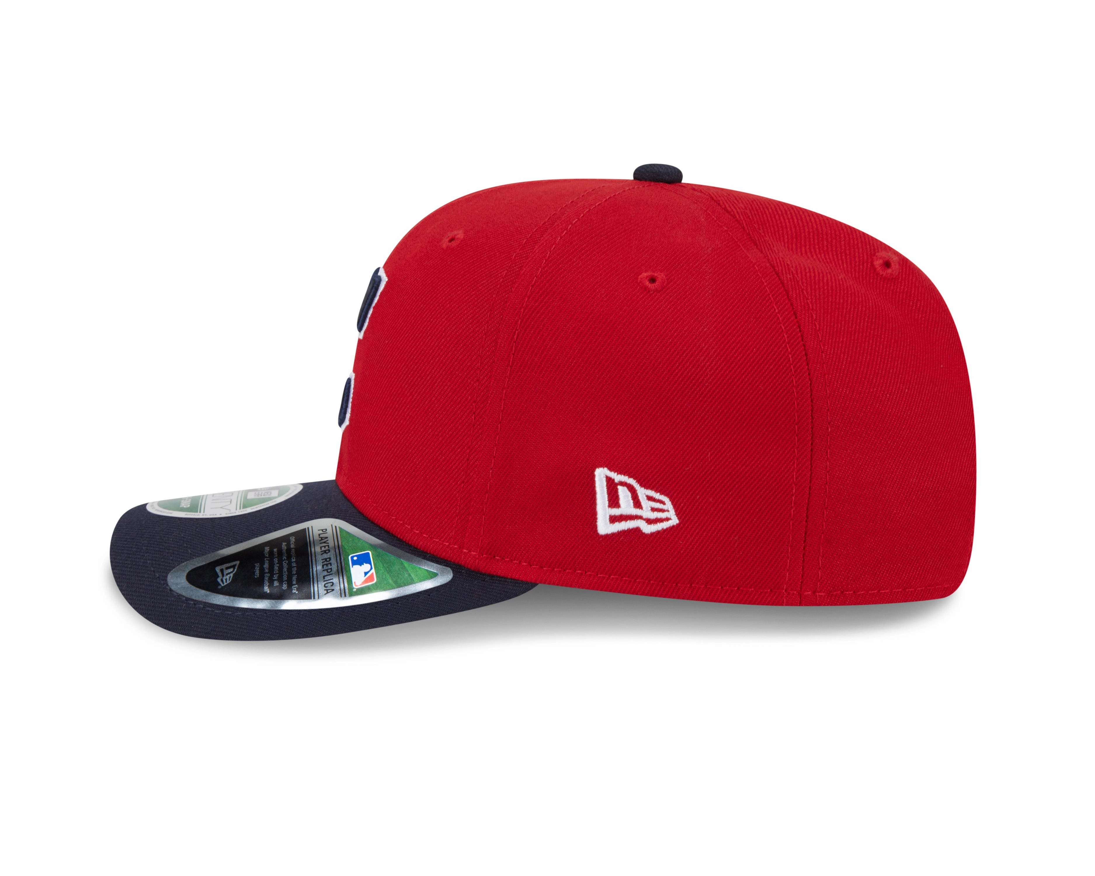 Cleveland Guardians Red/Navy New Era Player Replica 9SEVENTY Stretch Snap Adjustable Hat