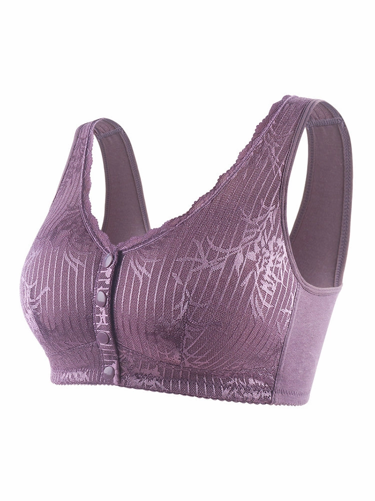 Comfort Vest Wireless Front Closure Bra