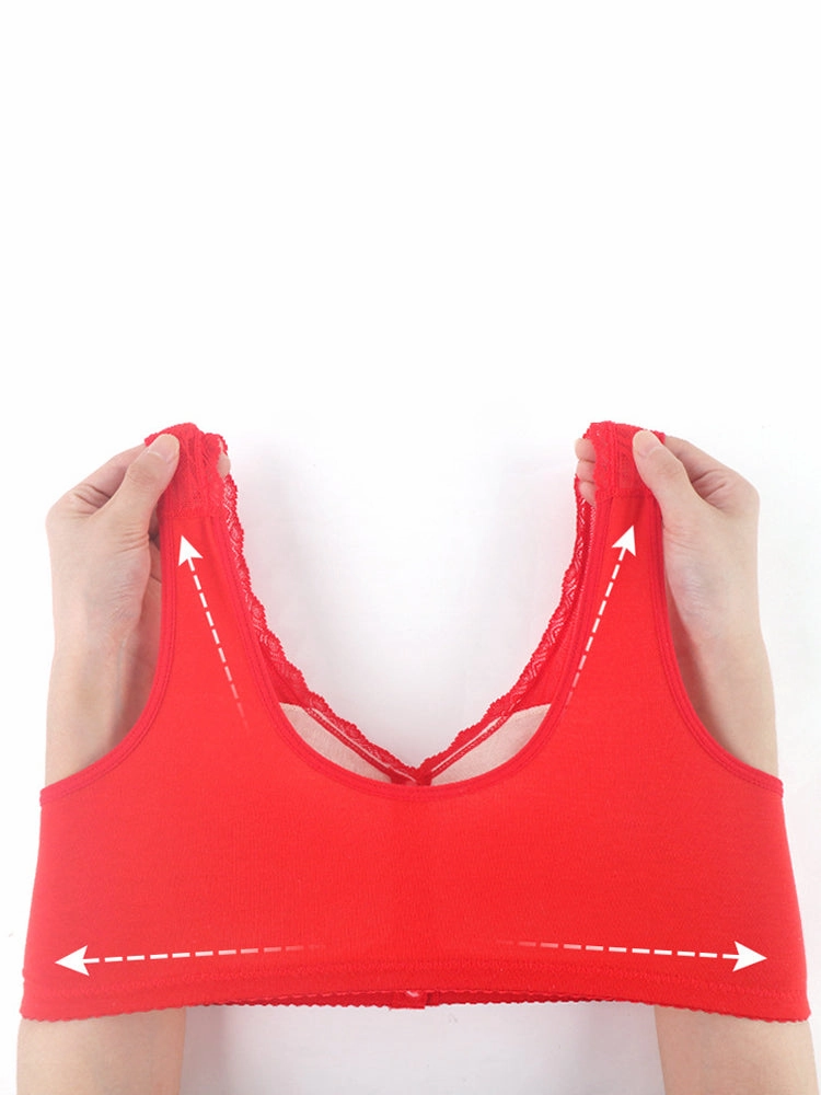 Comfort Vest Wireless Front Closure Bra