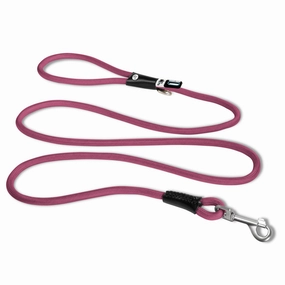 Curli Stretch Comfort Leash Medium Ruby
