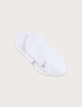 Cushioned Ankle Socks - White
