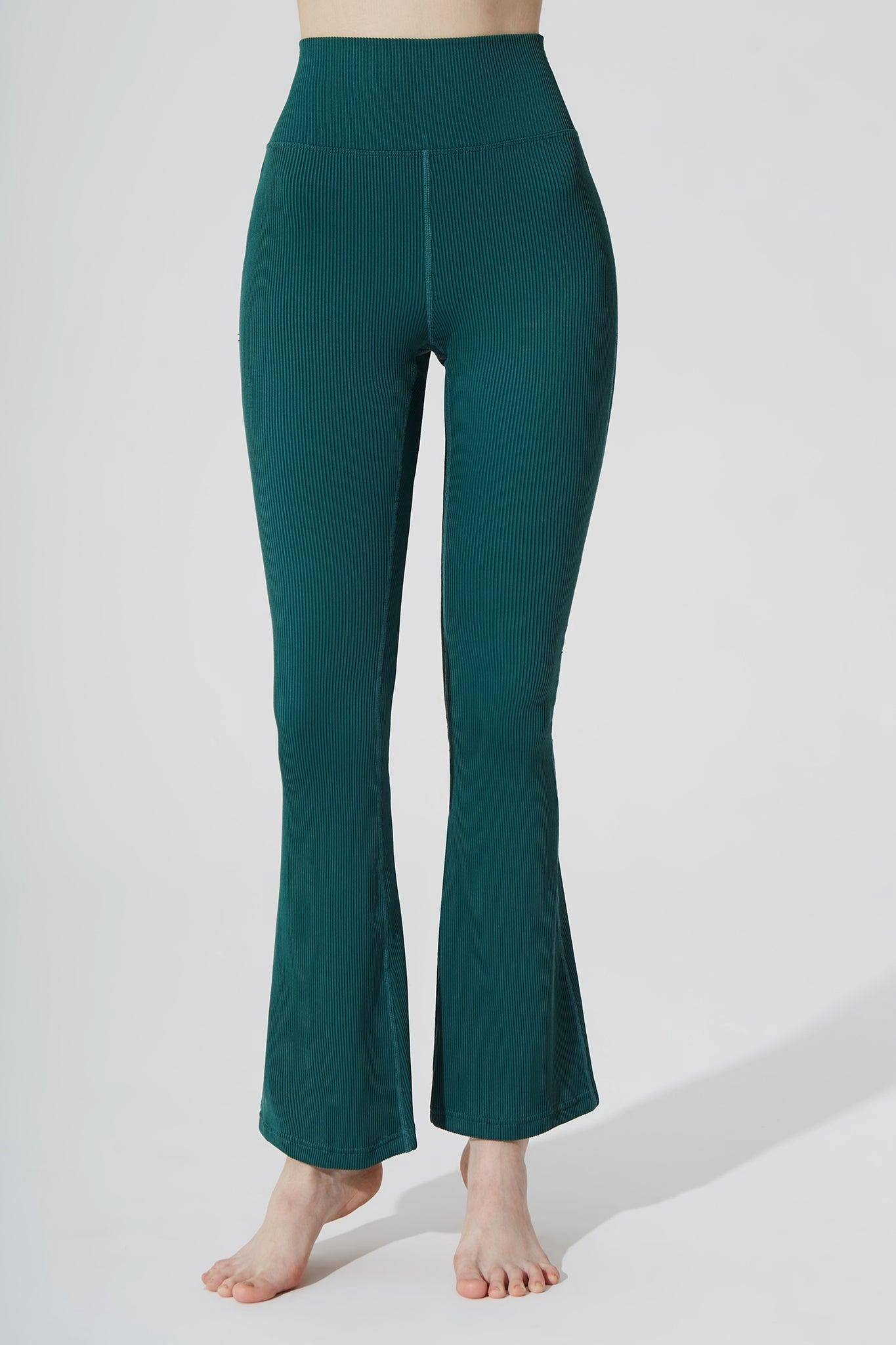 Evana Flare Ribbed Legging - Botanic