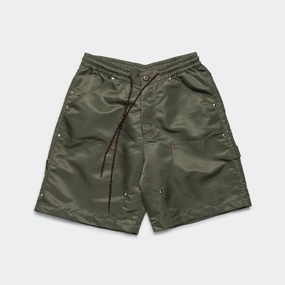 Flight Double Knee Short - Army