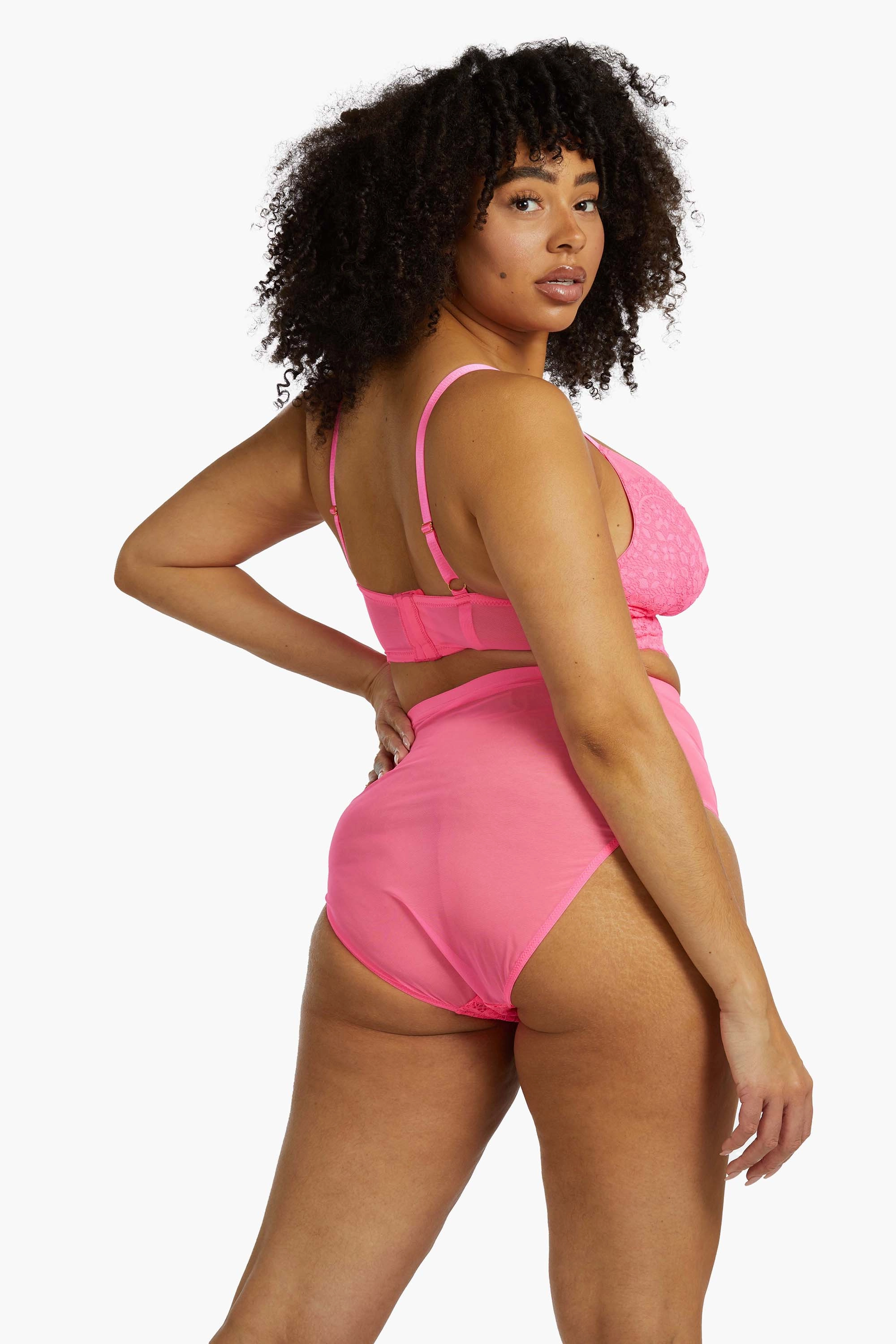 Gabi Fresh Bella Lace Soft Cup Bra Pink