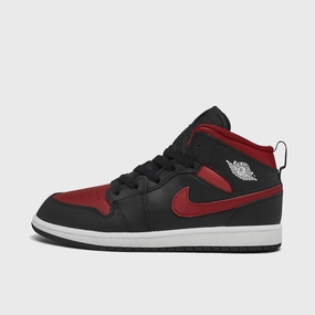 Jordan 1 Mid PS Black / Varsity Red - Summit White