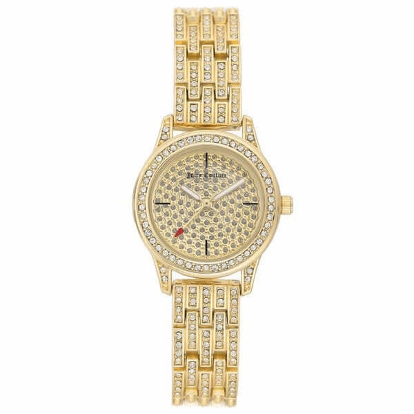 Juicy Couture Women's Watch JC/1144PVGB Pave Gold Finish perfect