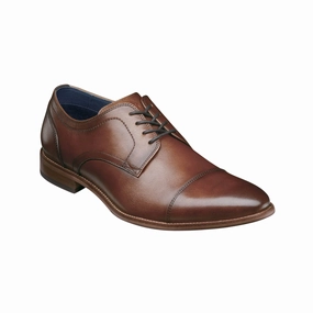 Men's Flex Cap-Toe Oxford - Cognac (Regular Width)