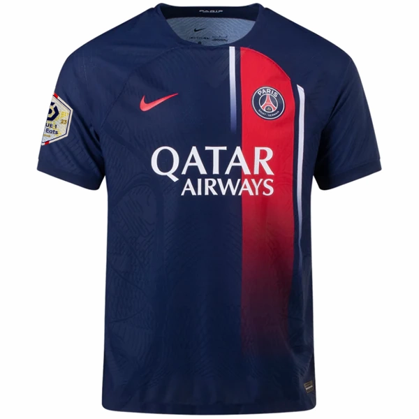 Nike Paris Saint-Germain Authentic Match Danilo Home Jersey w/ Ligue 1 Champion Patch 23/24 (Midnight Navy)