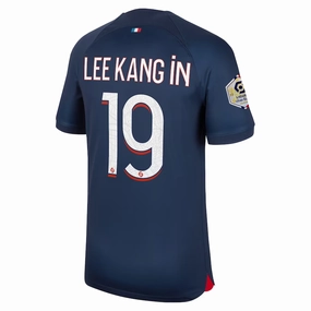 Nike Paris Saint-Germain Lee Kang-in Home Jersey w/ Ligue 1 Champions Patch 23/24 (Midnight Navy)