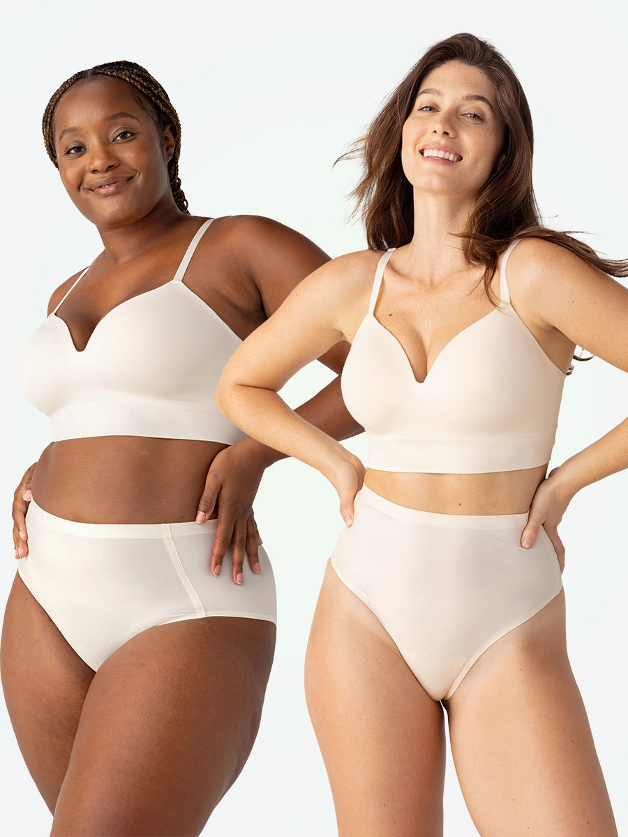 Offer: Truekind® 2-Pack Supportive Comfort Wireless Shaping Bra - 65 percent OFF