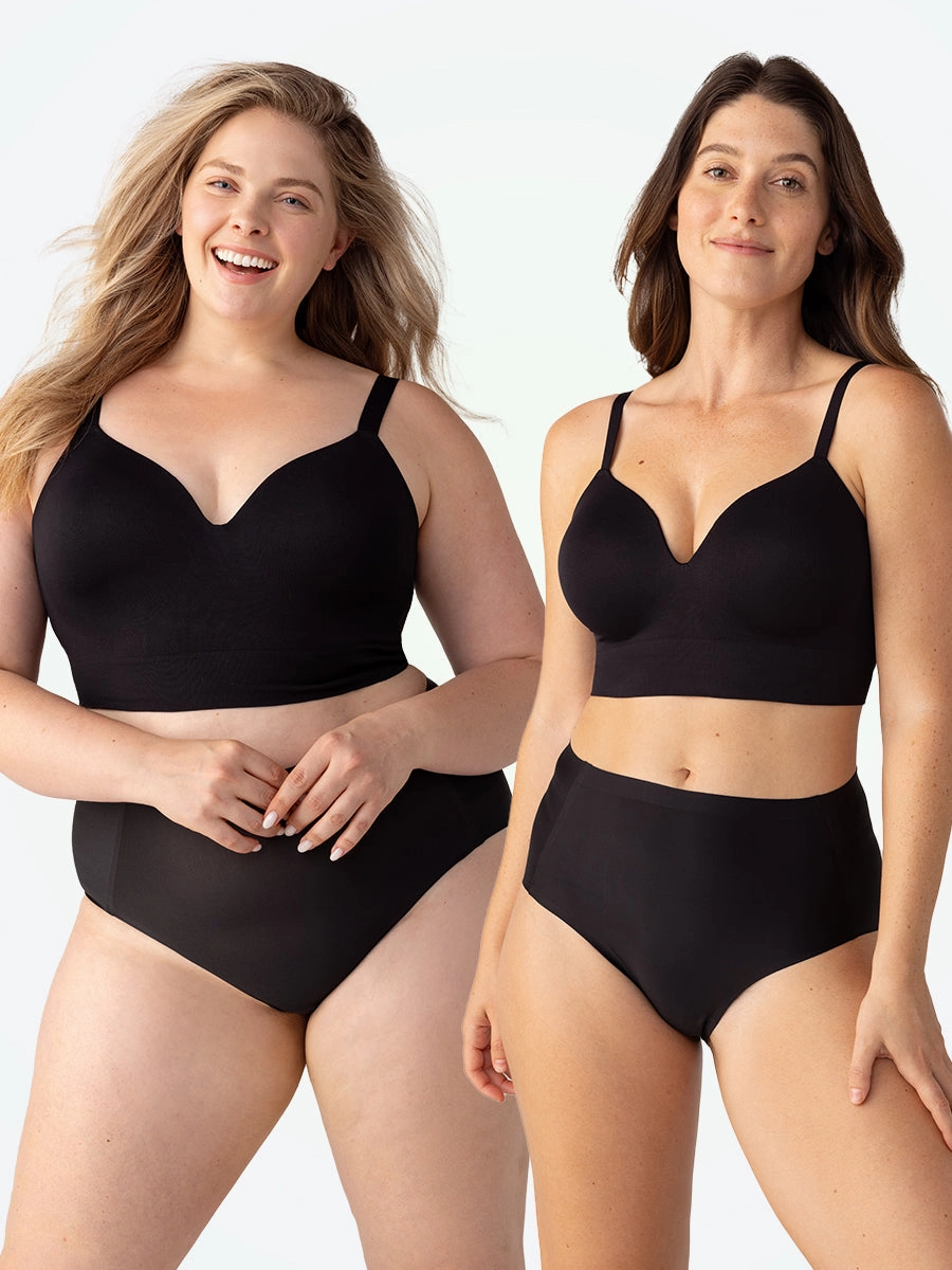 Offer: Truekind® 2-Pack Supportive Comfort Wireless Shaping Bra - 65 percent OFF