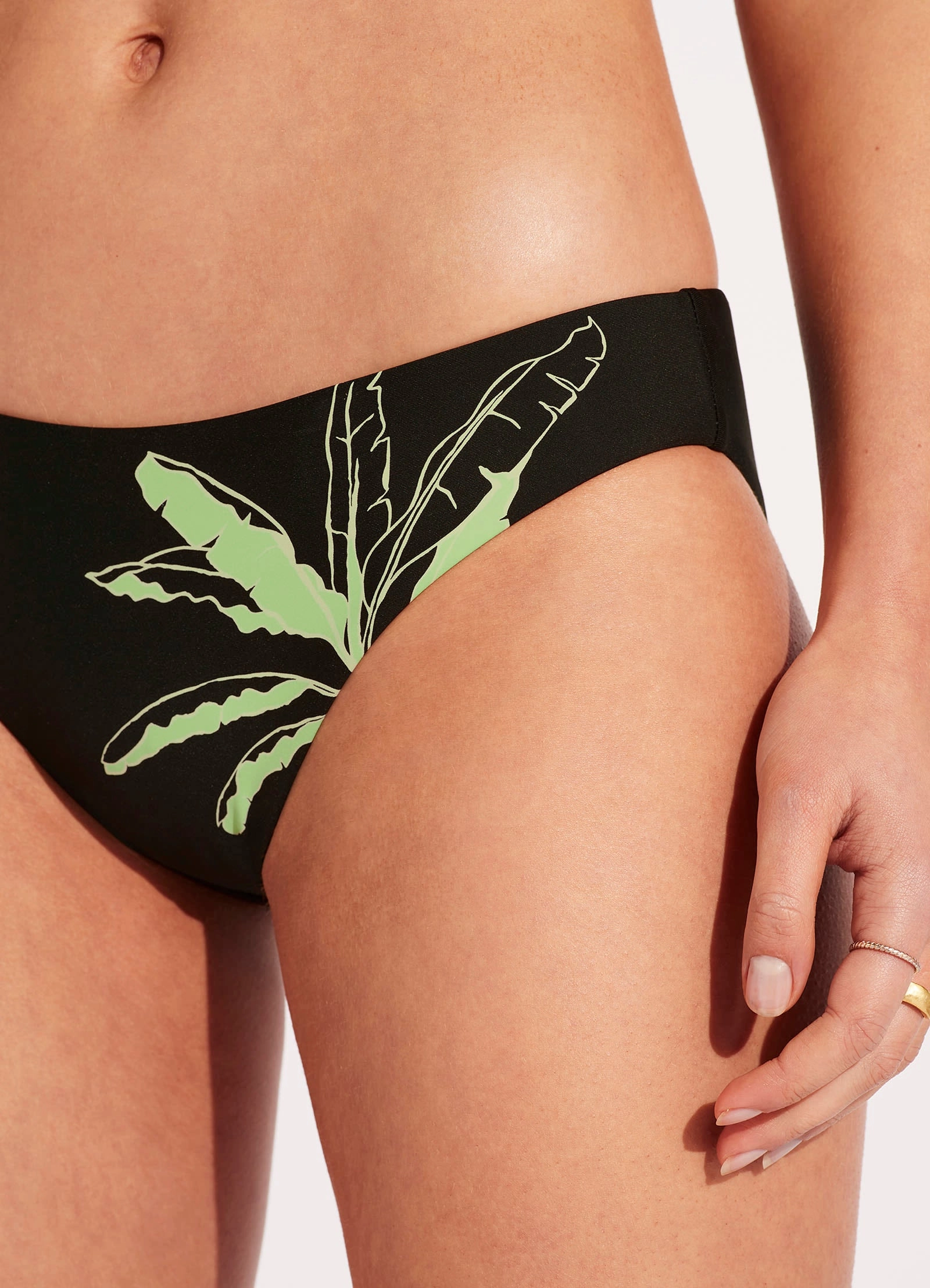 Palm Paradise Hipster Pant - Black