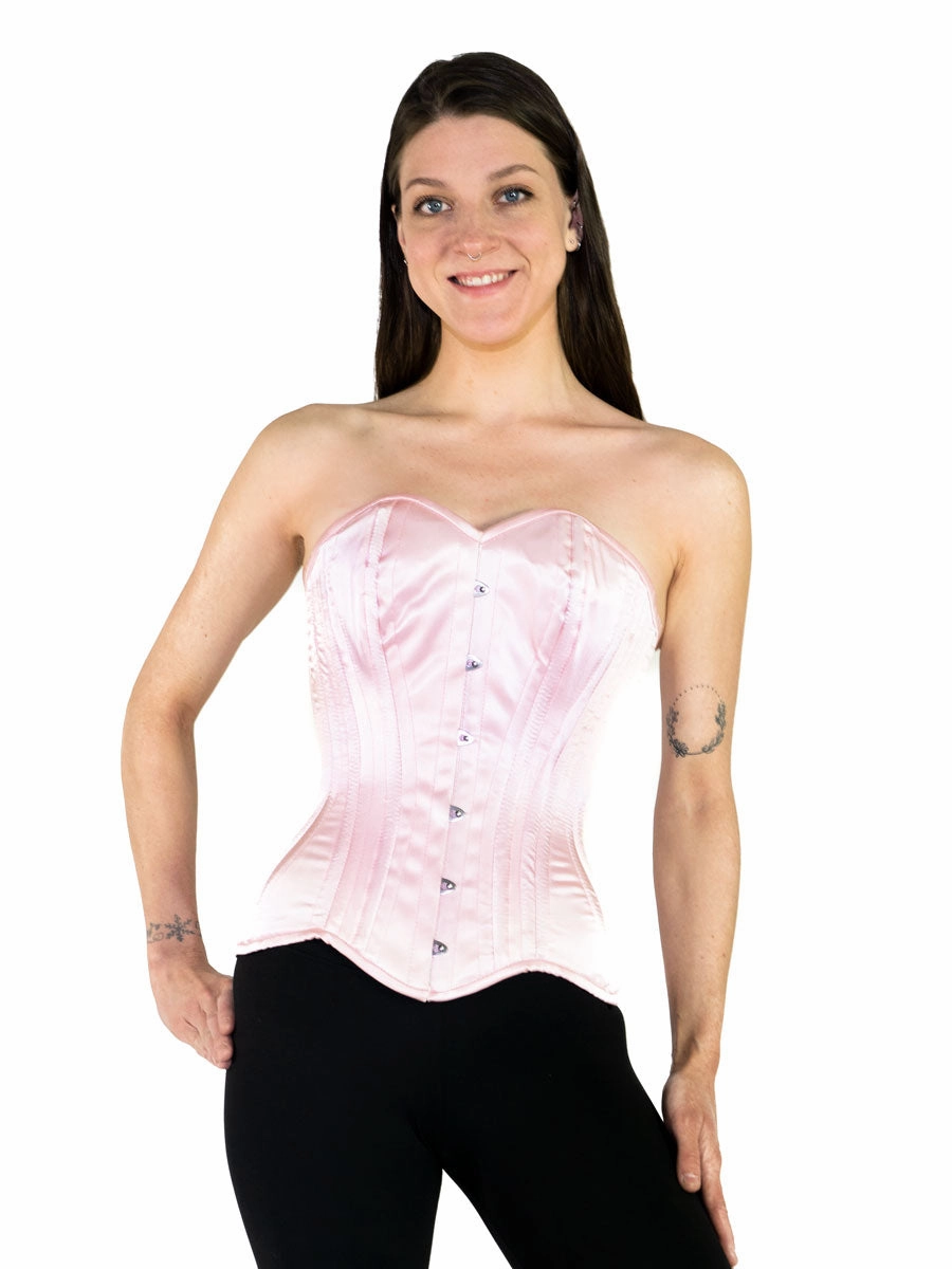 Satin Hourglass Curve Longline Overbust Corset : CS-511