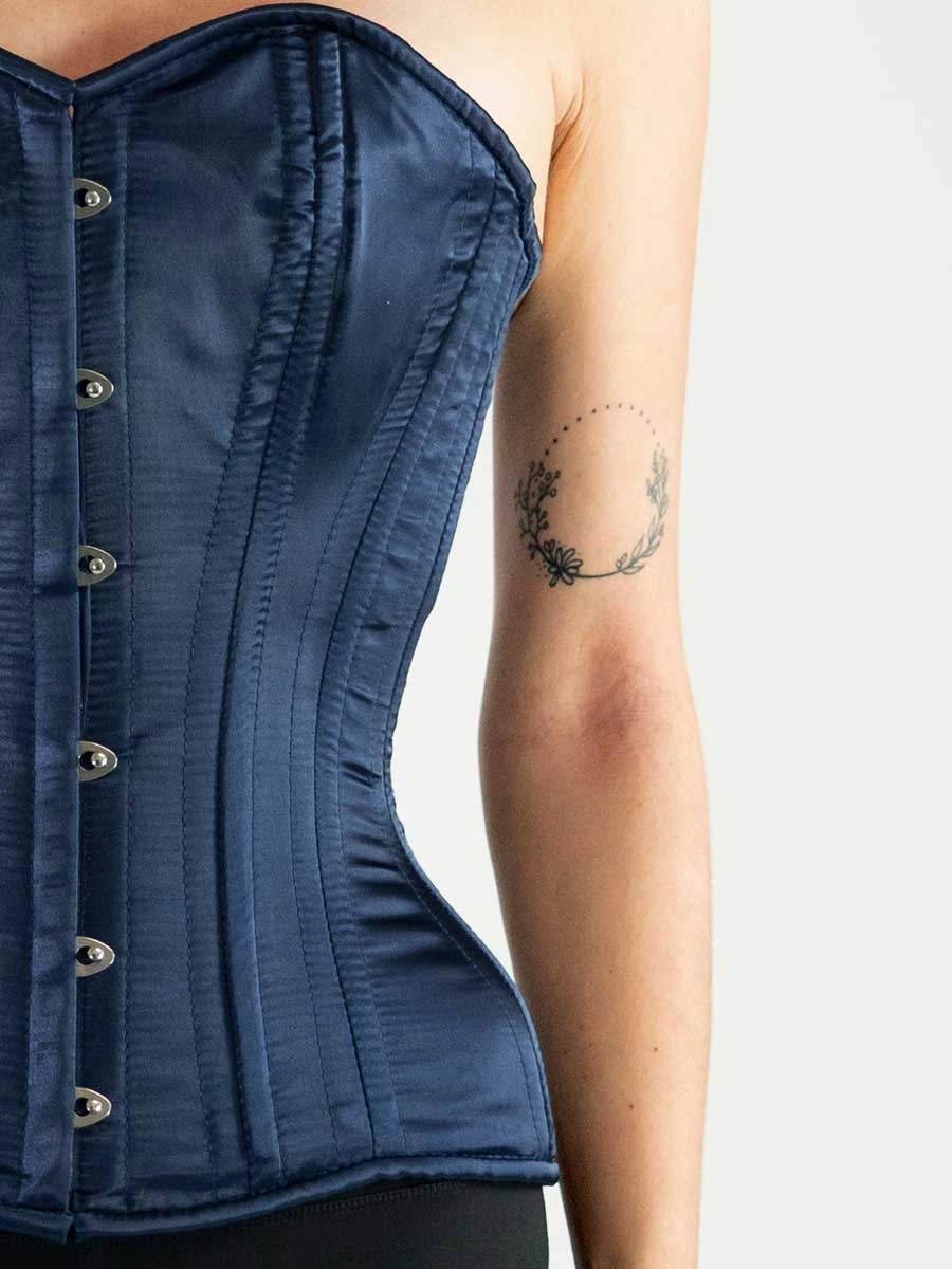 Satin Hourglass Curve Longline Overbust Corset : CS-511