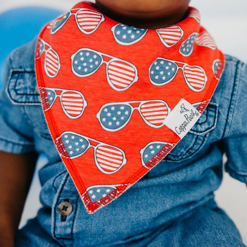 Single Holiday Bandana Bib