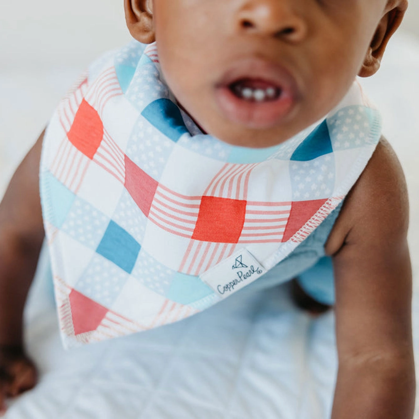 Single Holiday Bandana Bib