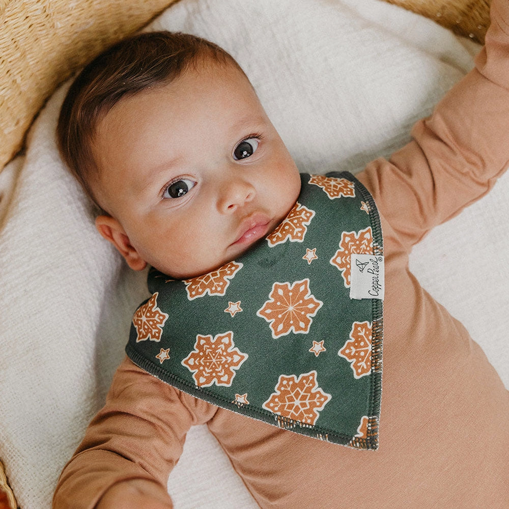 Single Holiday Bandana Bib