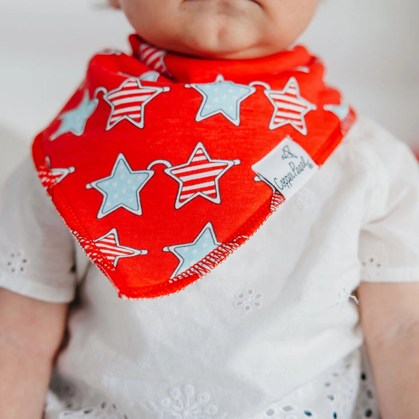 Single Holiday Bandana Bib