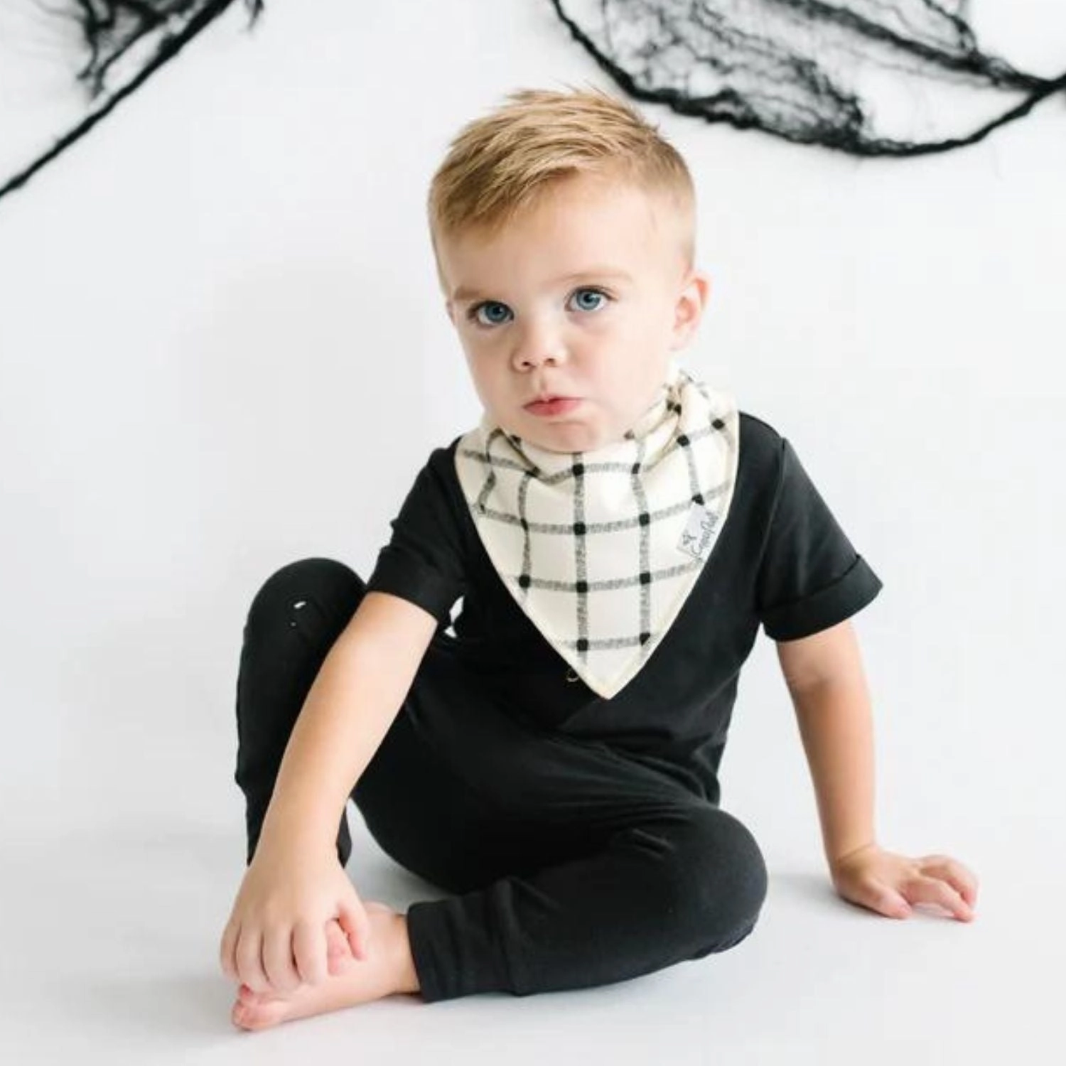 Single Holiday Bandana Bib