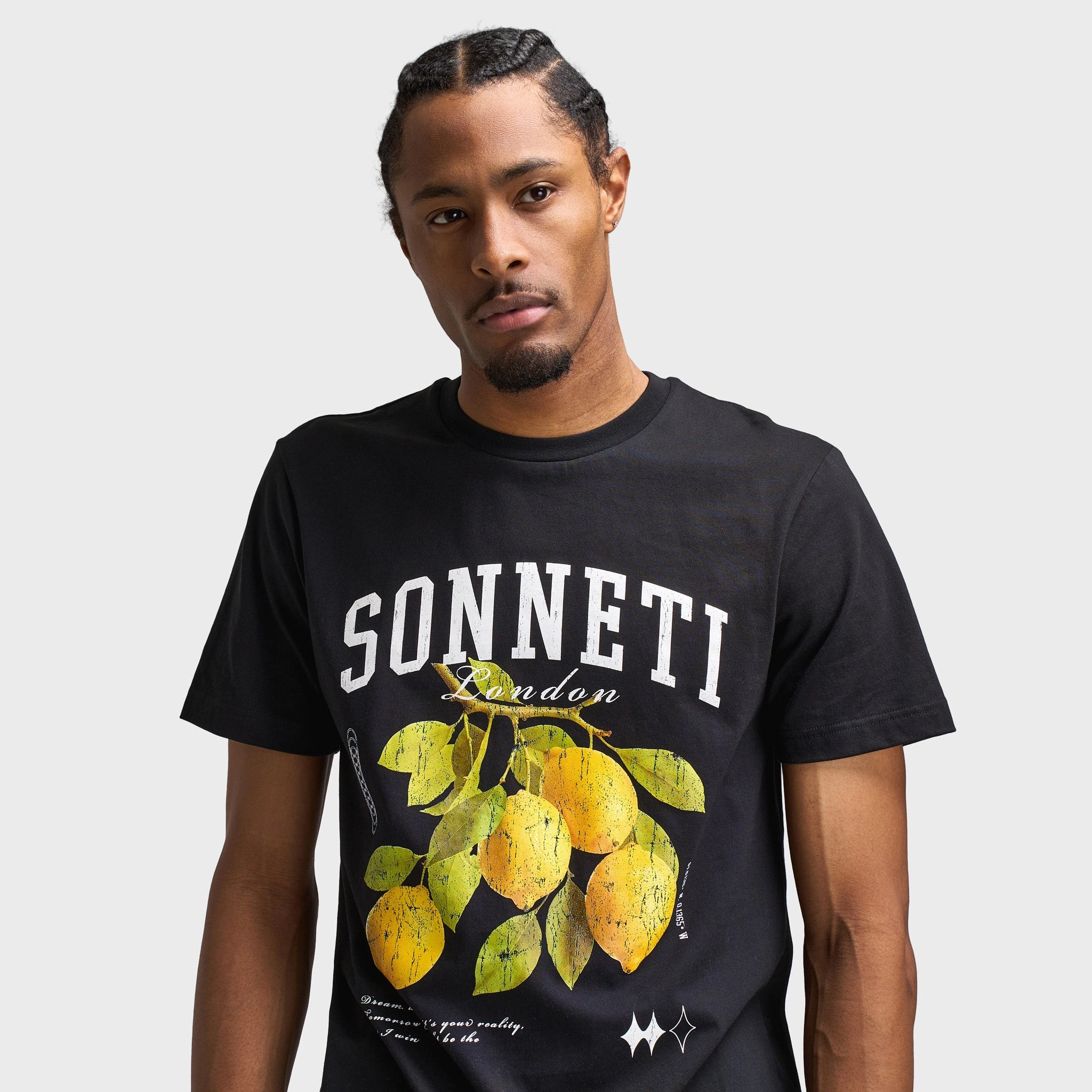 Sonneti Lemons Graphic T-Shirt / Black