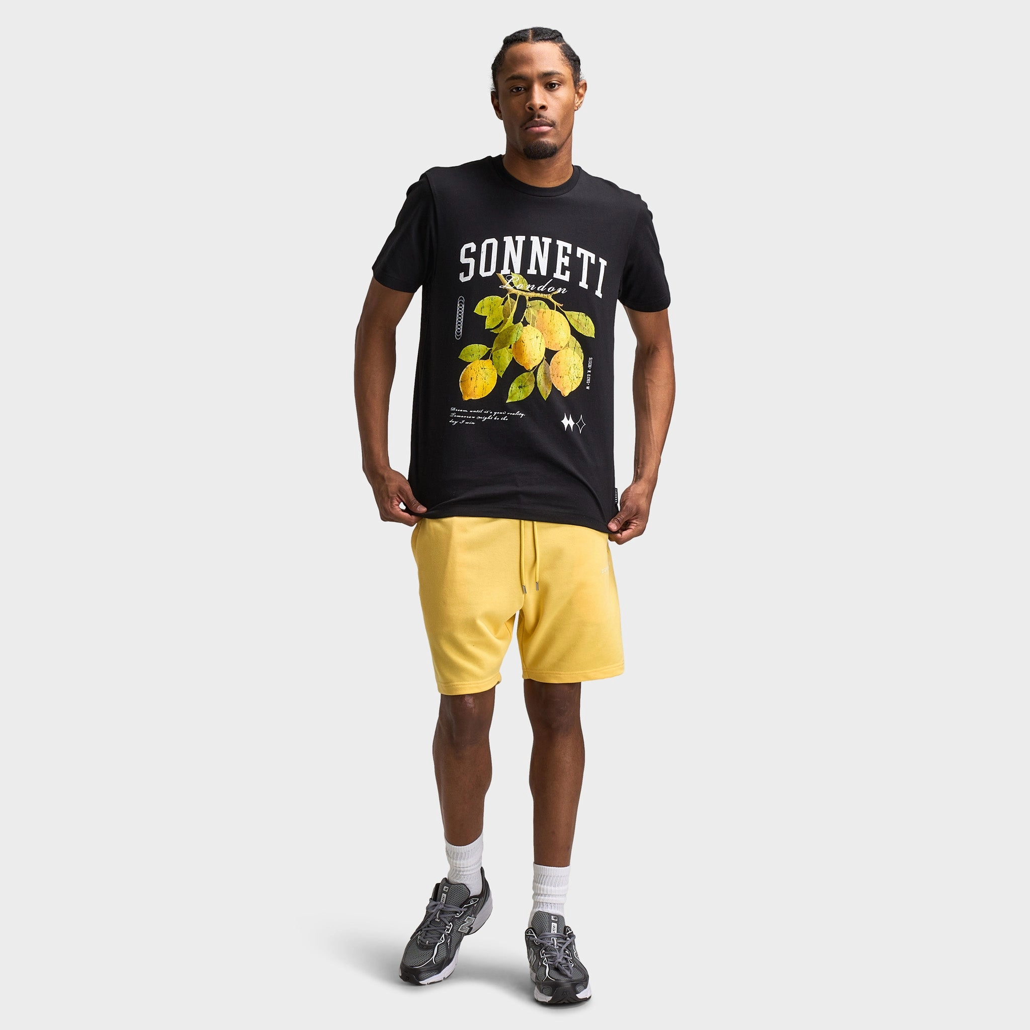 Sonneti Lemons Graphic T-Shirt / Black