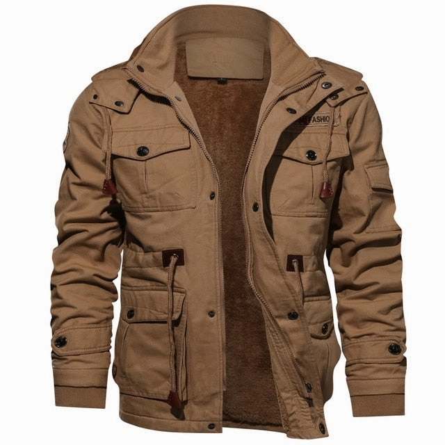 West Louis™ Fleece Multi-pocket Stylish Josh Jacket