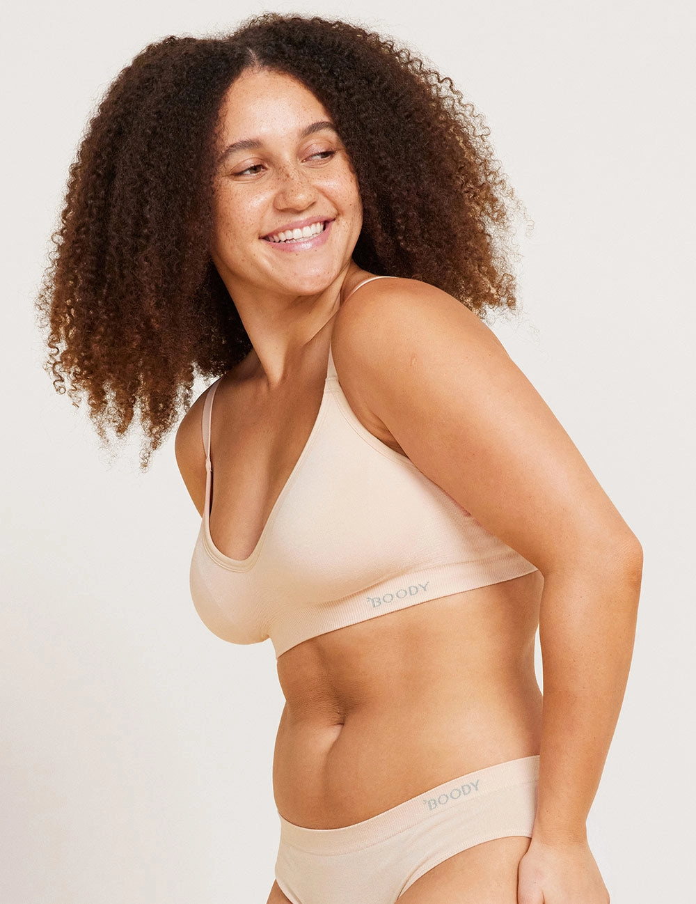 Wireless T-Shirt Bra - Rosewood