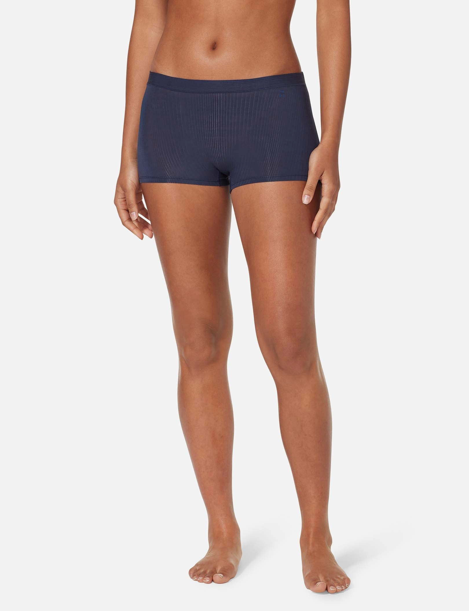 Women's Second Skin Luxe Rib Boyshort